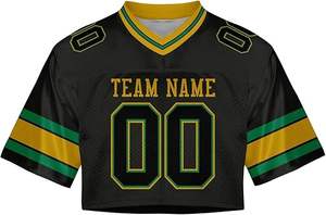 Tops courts en jersey vintage tendance pour femmes grandes tailles, respirants, imprimés par sublimation, options de vente en gros - Product Image 2