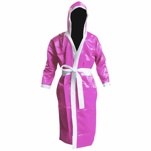 Best 2026 New Design Quality Boxing Robe With Hood Breathable Comfortable Boxing Robe With <b>Cheap</b> Price Custom Logo OEM - Product Image 6
