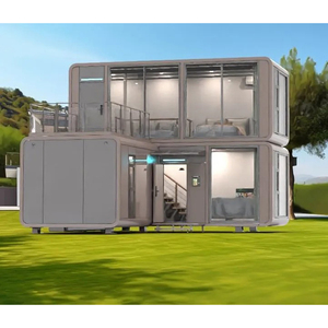 Casa Contenedor de Oficina Prefabricada, Casas Pequeñas Prefabricadas, Casa Contenedor Desmontable con Cimentación por Tornillos - Product Image 2