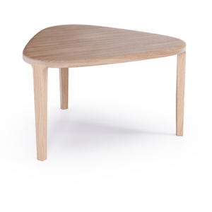 Mesa de Centro Moderna Escandinava de Madera Maciza con Tapa Triangular, Ecológica, Fácil de Limpiar, Mueble de Sala de Estar con Diseño Duradero - Product Image 1