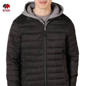 แจ็คเก็ตพัฟเฟอร์แบบกำหนดเองสำหรับผู้ชายของ Ryan Pro Gear พร้อมโลโก้ที่ปรับแต่งได้ บุด้วยใยโพลีเอสเตอร์ - Product Image 3