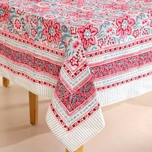 ผ้าปูโต๊ะผ้าฝ้ายปักลายพรีเมียมลดราคาพิเศษ พร้อมรับออกแบบลายตามสั่ง สำหรับงานแต่งงาน ร้านอาหาร และงานเลี้ยง - Product Image 4
