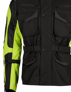 Veste de moto touring imperméable en Cordura de haute qualité pour adultes, meilleur design néon, toutes saisons, vêtements de sport pour l'aventure, équipe de course, taille XL - Product Image 5