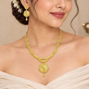 Juego de Joyería al por Mayor Chapado en Oro de 14K, 18K, 24K, Collares con Diseño Tradicional, Estilo Turco y Dubái - Product Image 2
