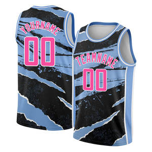 Uniforme de Baloncesto Personalizado para Clubes, Fabricación OEM, Reversible, Sublimado, 100% Poliéster, Antibacteriano - Product Image 1