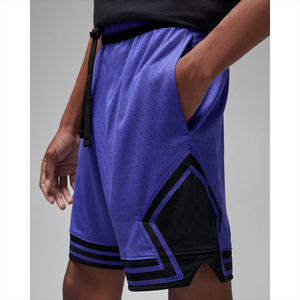 Shorts de basketball pour hommes en maille 100% polyester, confortables, à séchage rapide, avec ceinture élastique, rayures noires, taille plus, été - Product Image 3