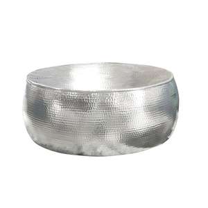 Mesa de centro móvil pequeña, retro, de aluminio, simple, portátil, de lujo, moderna, para sala de estar, mesa auxiliar para cama - Product Image 4