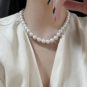 Collar Edison de Agua Dulce con Cierre Universal para Pezón, Lujoso y Ligero, con Colgante de Perla S925 y Cadena Resistente para Clavícula - Product Image 4