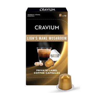 กาแฟแคปซูลเห็ดหลินจือสูตรพิเศษ ได้รับการรับรองโคเชอร์ คั่วกลาง-เข้ม สำหรับแบรนด์ส่วนตัว ใช้ได้กับเครื่องชงกาแฟแบบดั้งเดิม - Product Image 1