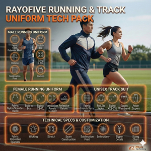 Áo khoác thể thao mùa đông unisex, dáng regular, thiết kế tùy chỉnh, chất liệu polyester 100%, thoáng khí, nhẹ, kháng khuẩn, size lớn. - Product Image 5