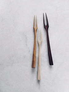 Juego de Cucharas para Ensalada de Madera Hechas a Mano, Modernas, Ecológicas, Ligeras, con Mango Largo, Duraderas, para Servir en Fiestas - Product Image 2