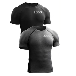 Camiseta Deportiva de Compresión Personalizada para Hombre, Manga Corta, Transpirable, para Entrenamiento, Camiseta Interior Deportiva - Product Image 4