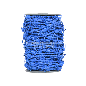 Decorative Twisted <b>Leather</b> Barbed Wire Cord for <b>Bracelet</b> Necklace Jewelry Making Durable Cowhide Craft Cord Wholesale - Product Image 6