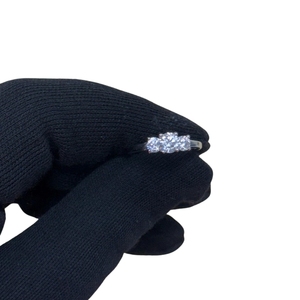 Bague en or blanc 9 carats avec diamant brillant de 1 carat certifié IGI, cultivé en laboratoire, couleur F, pureté VS1, bijoux de luxe pour femme, cadeau de fiançailles - Product Image 1