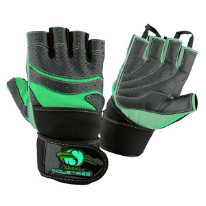 Gants de sport en nylon doux et respirant, demi-doigts, avec protection rembourrée pour la musculation, confortables pour l'entraînement quotidien - Product Image 1
