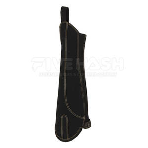 Mini-chaps en cuir souples pour chevaux, avec sangle de réglage, pour l'entraînement équestre en extérieur - Product Image 3