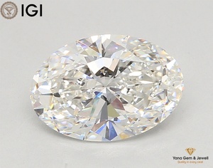 Diamante Cultivado en Laboratorio CVD de Corte Ovalado de 3.50 Quilates, Color E, Claridad VVS1, Certificado IGI, para Anillo de Diseño Moderno - Product Image 1