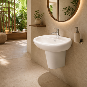 Volvo Eco-Friendly Modern Oval Wash Basin Drainer Polished Finish CE Certified Drop-In Installation 0.5gpm Flow Rate 12L - Product Image 6