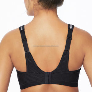 Sujetador deportivo para mujer de alta calidad, superventas de 2024, sujetador de punto sin aros personalizado al por mayor, correas ajustables, Fitness transpirable - Product Image 3