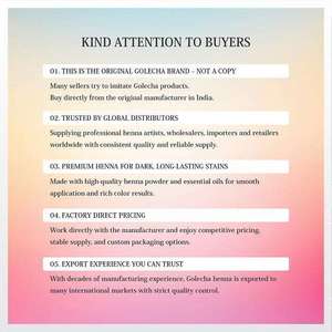 Plant Based Henna Applicator Tube for Hand Ornament Design Temporary Body Art Tool for <b>Bridal</b> Ceremony Use - Product Image 3