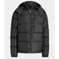 Veste matelassée à capuche noire pour homme, imperméable, respirante, réversible, anti-UV, écologique, chaude pour l'hiver, fermeture éclair, style décontracté