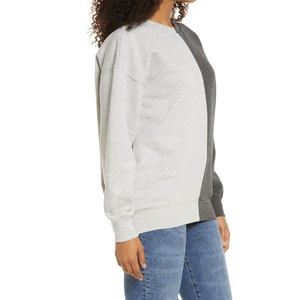 Sudaderas Personalizadas Casuales de Invierno para Mujer, Cuello Redondo, Logotipo Estampado en la Parte Delantera, Dos Tonos, Talla Grande, 100% Algodón Felpa, Secado Rápido - Product Image 1