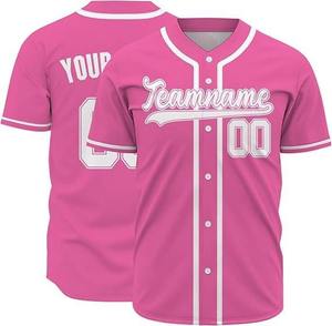 Uniformes Deportivos de Béisbol de Alta Calidad, Camisetas de Béisbol Blancas al por Mayor, Camisetas de Béisbol Sublimadas para Hombre y Jóvenes - Product Image 4