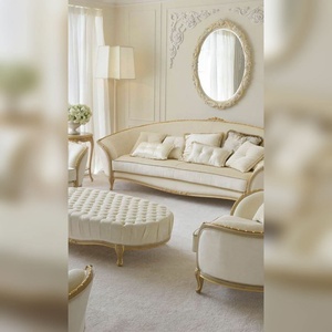 Victorian Style Living Room <b>Sofa</b> Set Royal Classic <b>Sofa</b> Set <b>Antique</b> <b>Sofa</b> set Fiber Upholstered <b>Sofa</b> Set Hand Curved Furniture - Product Image 2