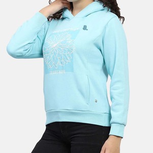 Sweat à capuche surdimensionné en coton 100% imprimé sur mesure pour femmes, style décontracté d'hiver, respirant, écologique, anti-rétrécissement, séchage rapide - Product Image 3