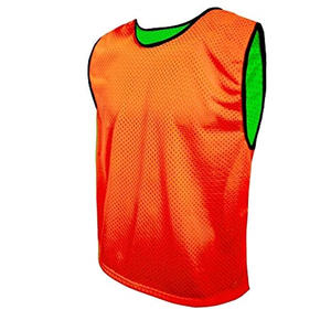 Chalecos de fútbol unisex de malla transpirable de manga corta con logo personalizado, superventas 2026, para entrenamiento, con MOQ bajo - Product Image 6