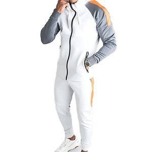 Sudadera con capucha deportiva de invierno de dos piezas de alta calidad para hombre, chándal transpirable de algodón para gimnasio y Fitness para correr - Product Image 1