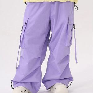 Pantalones de Snowboard Impermeables y Cortavientos, Estilo Cargo, Acolchados, para Deportes de Invierno al Aire Libre, Pantalones de Nieve Holgados - Product Image 1