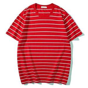 T-shirts pour hommes à motif uni OEM ODM, col contrastant, haute qualité, décontractés pour l'été, manches courtes, en polyester et coton, séchage rapide - Product Image 2