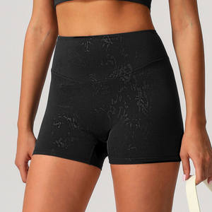 Casual Design Breathable Printed High <b>Waist</b> Memory Fabric Women's Shorts Premium Quality Wholesale 100% Cotton Stylish - Product Image 2