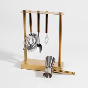 Modern bar decor home bar essentials martini making kit cocktail mixing accessories elegant bar ware set luxury <b>drink</b> ware - Product Image 2