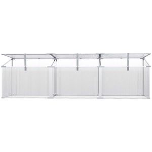 Mini Serra Portatile Moderna con Telaio in Alluminio, Policarbonato e PVC in Legno per Coltivazione, Dimensioni Ridotte, Stile Moderno - Product Image 4