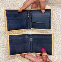 Nouvelle tendance en cuir repoussé à la main hommes portefeuilles longue fermeture éclair Turquoise portefeuilles porte-carte de crédit en cuir véritable vache garçon portefeuilles