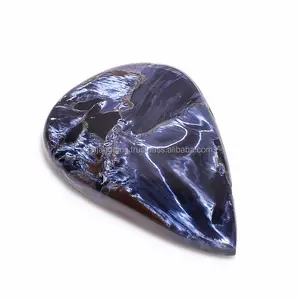 Juego de fuego de alta calidad, al por mayor de cabujón Pietersite, piedra de Pietersite natural, lote de tamaños de forma mixta, Pietersite azul Chatoyant