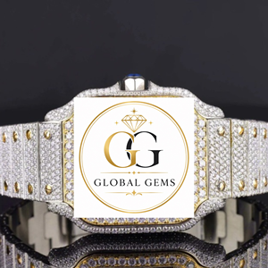 Reloj de Diamantes de Diseño Elegante, Fabricación India, Mecanismo de Cuerda y Diamantes Brillantes Impresionantes para Suministro Mundial - Product Image 2