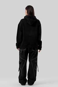 Sweat-shirts et sweats à capuche pour hommes en mélange coton-élasthanne, épais, à manches longues, personnalisés, en molleton de coton avec poche kangourou - Product Image 2