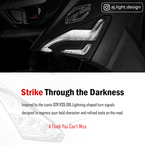 Sistema de Señales de Giro Delanteras LED AJ6-TULS para Reequipamiento/Actualización, 2 Lentes, Diseño de Luz AJ, Taiwán - Product Image 4