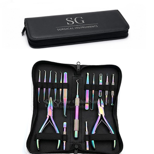 Kit de Herramientas Quirúrgicas Saar Global para Extensiones de Cabello, Acero Inoxidable, Profesional, para Instalación y Remoción de Micro Anillos y Beads - Product Image 3