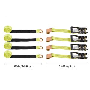 Kit di Fissaggio Ruote con Cricchetto, Resistenza alla Rottura 4500 kg, Sistema di Fissaggio Pneumatici Moto e Auto con Gancio Piatto - Product Image 2