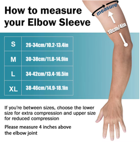 1 unidad de Soporte de compresión para codo de golfista, Alivio del dolor articular, Recuperación de tendinitis, Soporte para codo de tenista, Talla unisex para adultos - Product Image 5