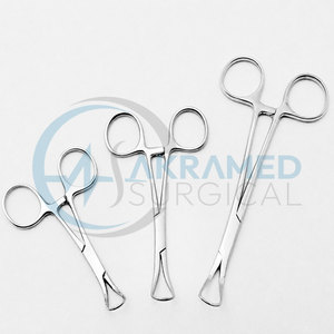 Ensemble de 3 pinces à serviettes en acier inoxydable, pinces chirurgicales pour drapage, instrument médical certifié CE, réutilisable, 9 cm, 11 cm, 14 cm - Product Image 6