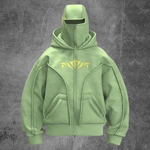 Sudadera con capucha doble extragrande al por mayor, de algodón 100% de alto gramaje, estilo urbano, para hombre, de alta calidad, OEM premium. - Product Image 6