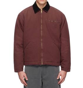 Veste de Travail en Jean 100% Coton Personnalisée pour Homme, Col Montant, Fermeture Éclair, Épaisse, Vintage, Coupe-Vent Hiver - Product Image 1