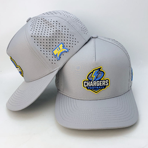 Casquette de baseball HP Logo 6 panneaux ajustée en maille respirante unisexe beige printemps-été décontractée - Product Image 2