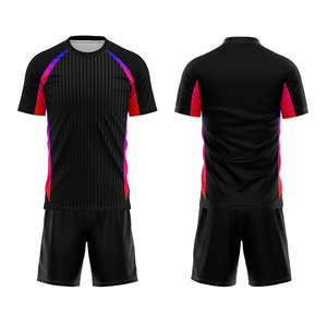 Maillot d'entraînement de football uni pour hommes Star Works Corporation, séchage rapide, 100 % polyester, uniforme de football personnalisé, col ras du cou - Product Image 2
