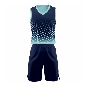Ensemble Maillot et Short de Basketball Personnalisé en Gros avec Design Sublimé Vibrant, Kit de Sport d'Équipe Respirant à Séchage Rapide - Product Image 1